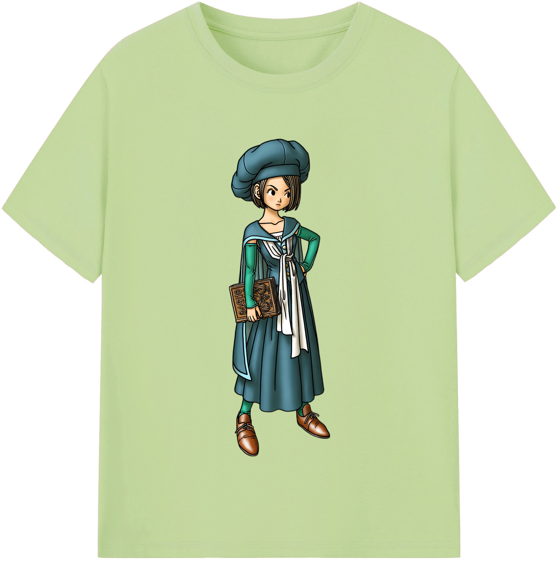 （画像用） ドラゴンクエスト Doragon Kuesuto Dragon Quest 綿100％半袖Tシャツ（フロントプリント）